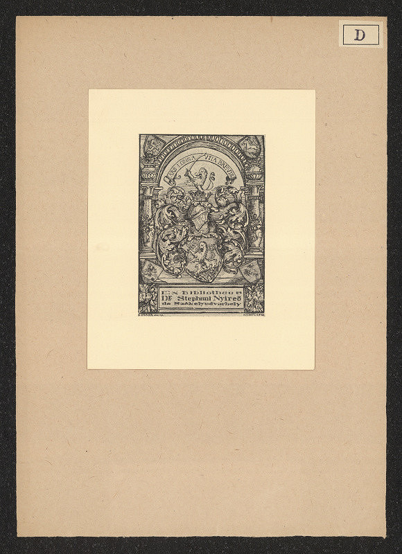 Albrecht Dürer, Albrecht Dürer – Exlibris Dr. Stephani Nyireö 