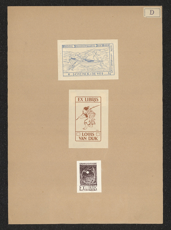 Louis Dürer, Albrecht van Dijk – Exlibris Louis van Dijk 