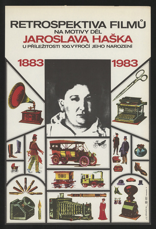 Jan (J.S.) Tománek – Retrospektiva filmů na motivy děl Jaroslava Haška u příležitosti 100.výročí jeho narozenin 