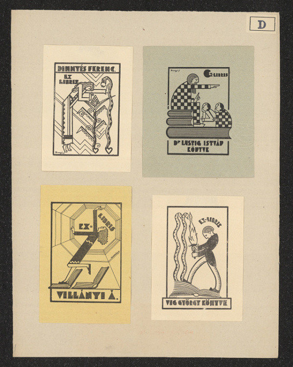 Ferenc Dürer, Albrecht Dinnyés – Exlibris Dr. Lustig István Könyve 