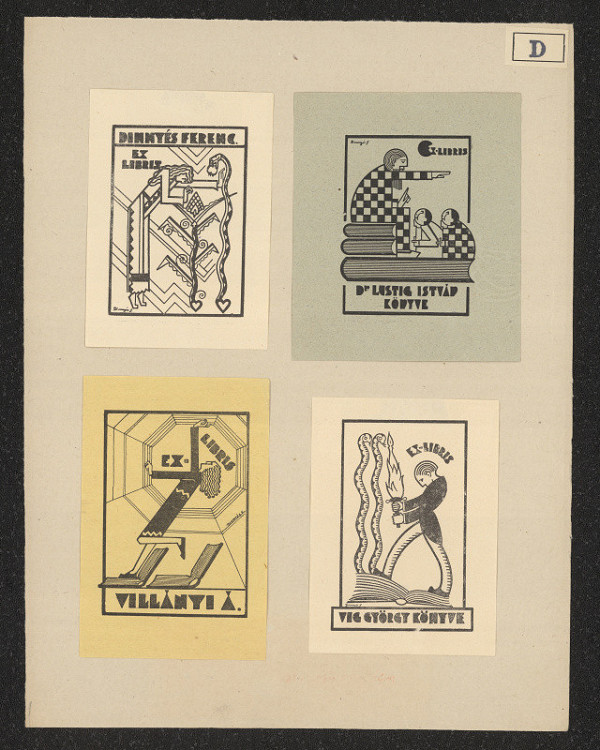 Ferenc Dürer, Albrecht Dinnyés – Exlibris Villányi Á. 