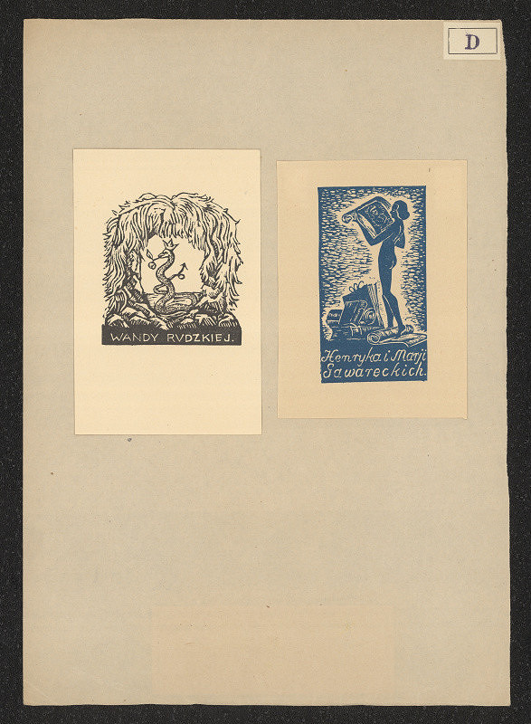 Stanislaw Dąbrowski – Exlibris Wandy Rudzkiej 