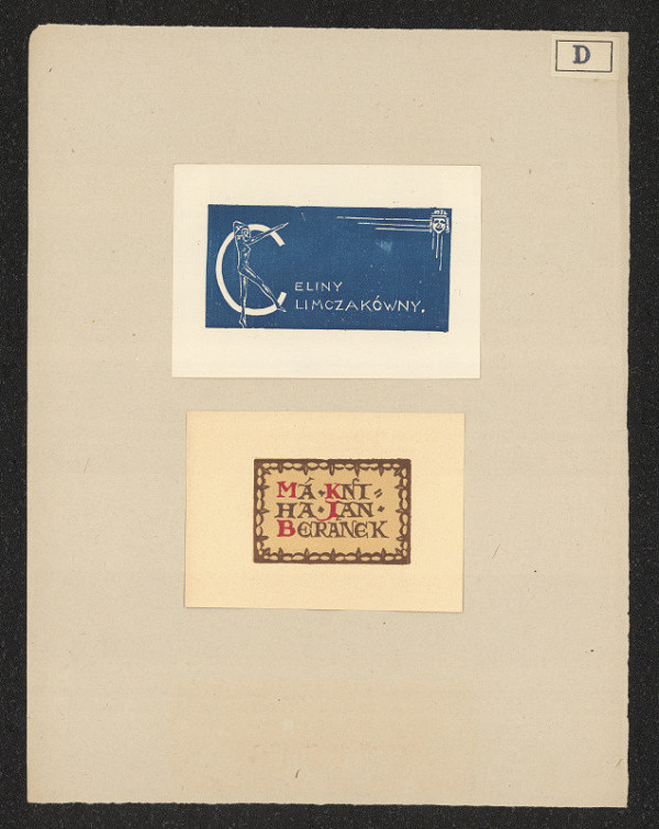 Stanislaw Dąbrowski – Exlibris Celiny Limczakówny 