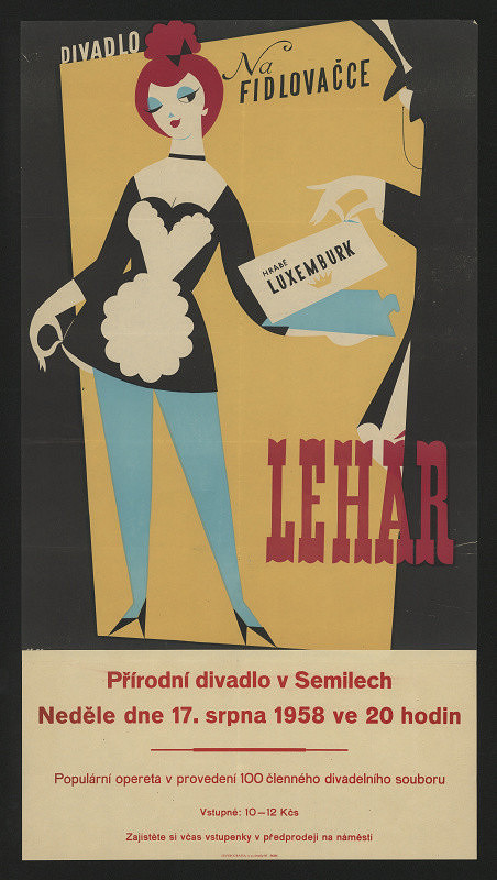 Vlastimil Sova – Lehár: Hrabě Luxemburg. Divadlo v Semilech 