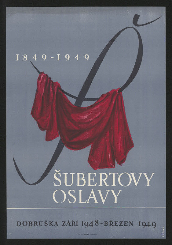 neznámý – 1849-1949 Šubertovy oslavy Dobruška září 1948 - březen 1949 