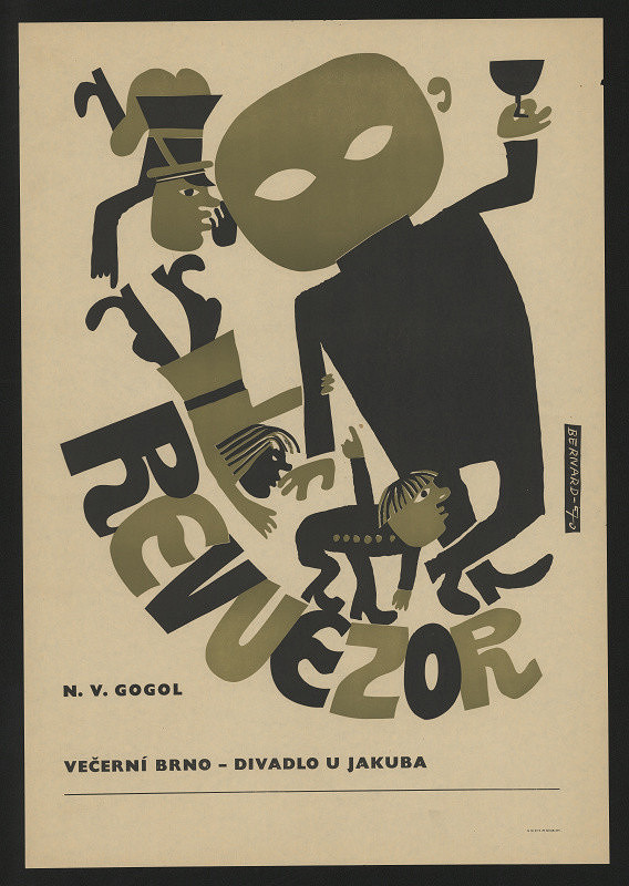 Vladimír Bernard Růžička – N.V.Gogol. Revizor. Večerní Brno - Divadlo U Jakuba 