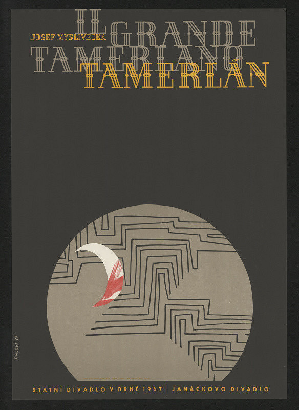 Miroslav Šimorda – J.Mysliveček: Tamerlán. Státní divadlo v Brně - Janáčkovo divadlo 