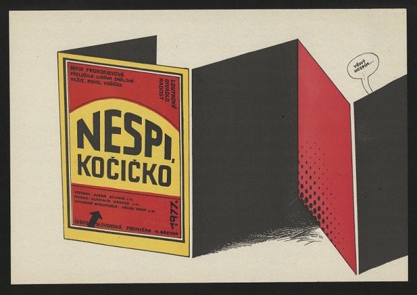 Václav Houf – Sofia Prokofjevová:Nespi, kočičko. Divadlo Radost Brno 