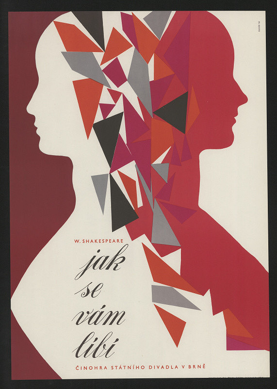 Jan Rajlich st. – W. Shakespeare. Jak se vám líbí. Činohra Stát.divadla v Brně 
