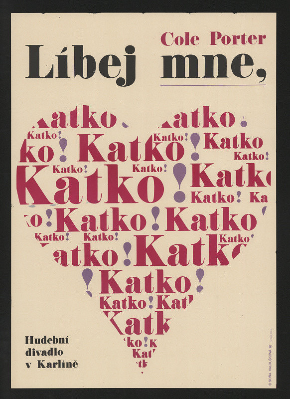 Soňa Valoušková – Cole Porter: Líbej mne, Katko. Hud. divadlo v Karlíně Praha 