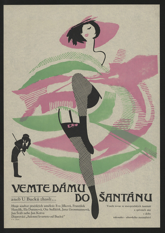 neznámý – Vemte dámu do šantánu (Soubor pražských umělců a salonní kvar od Bucků)t. 