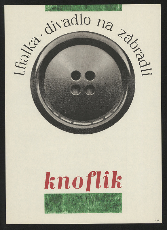 neznámý – L.Fialka. Knoflík. Divadlo Na zábradlí 