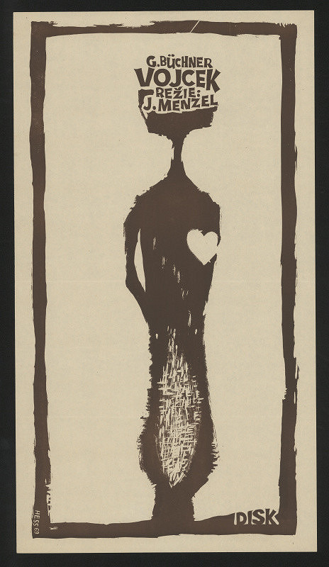 Michal Hess – G. Büchner: Vojcek. režie Jiří Menzel. Divadlo Disk 
