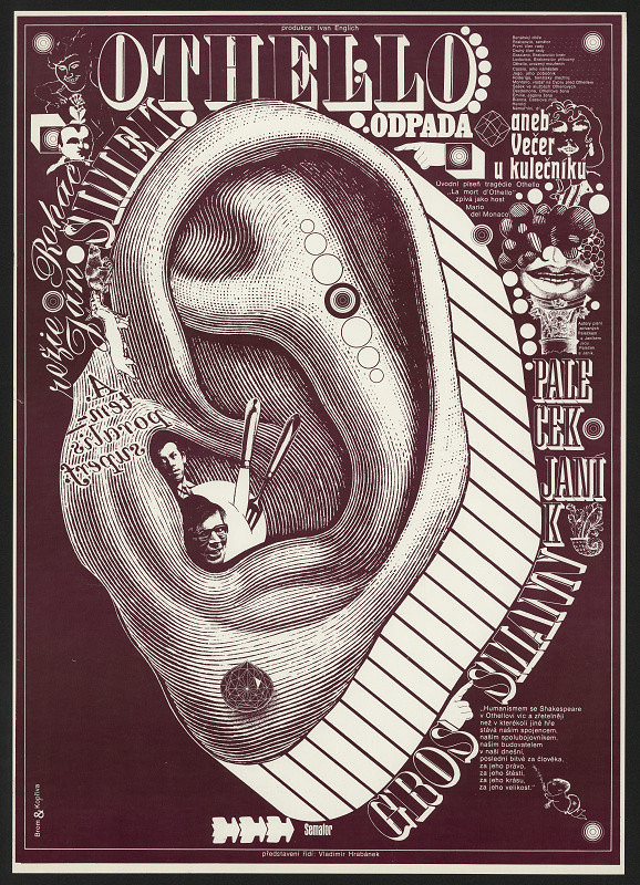 Pavel Brom – Othello odpadá aneb Večer u kulečníku. Divadlo Semafor 