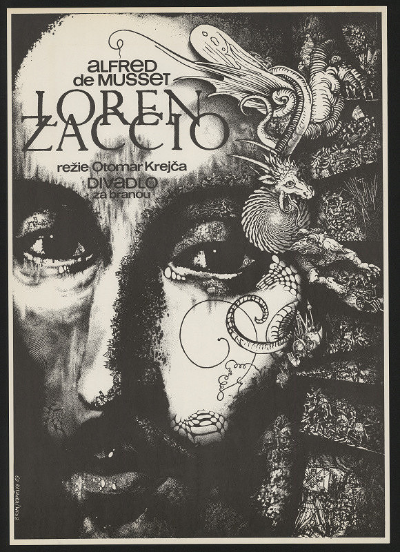 Pavel Brom – Alf.de Muschet: Lorenzacio. Divadlo Za branou Praha 