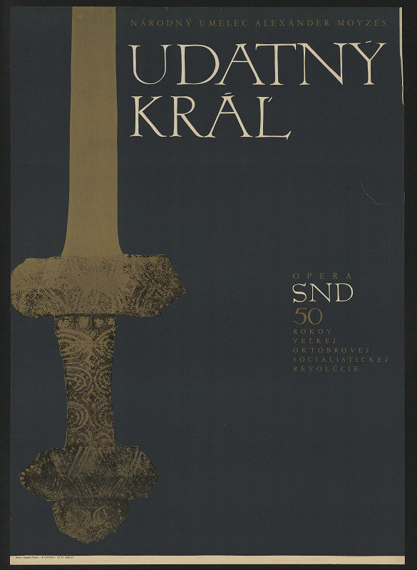 Čestmír Pechr – Udatný kráľ. Opera SND Bratislava 