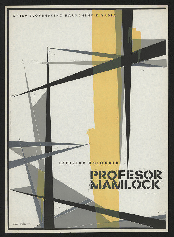 Čestmír Pechr – Profesor Mamlock. Opera SND Bratislava 