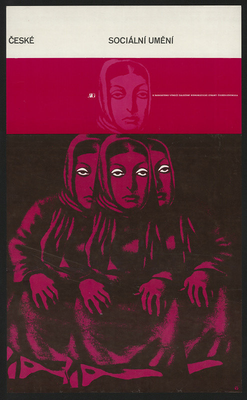 signatura nečitelná – České sociální umění k padesátemu výročí Kom.strany čsl. Alšova jihočeská galerie 