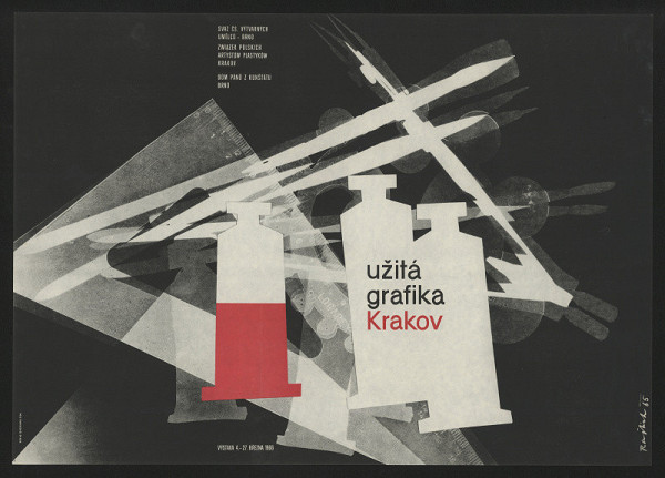 Jan Rajlich st. – Užitá grafika Krakov. DUMB, Dům pánů z Kunštátu 4.-27. května 1966 
