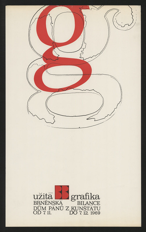 Ivan Soukup – BB užitá grafika. Brněnská bienále. DUMB, Dům pánů z Kunštátu 7.11.-7.12.1969 