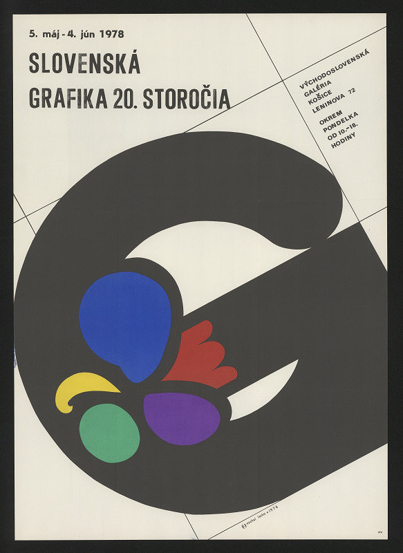 Michal Lacko – Slovenská grafika 20. storočia. 4. máj-4. jún 1978. Východslov. galéria Košice 
