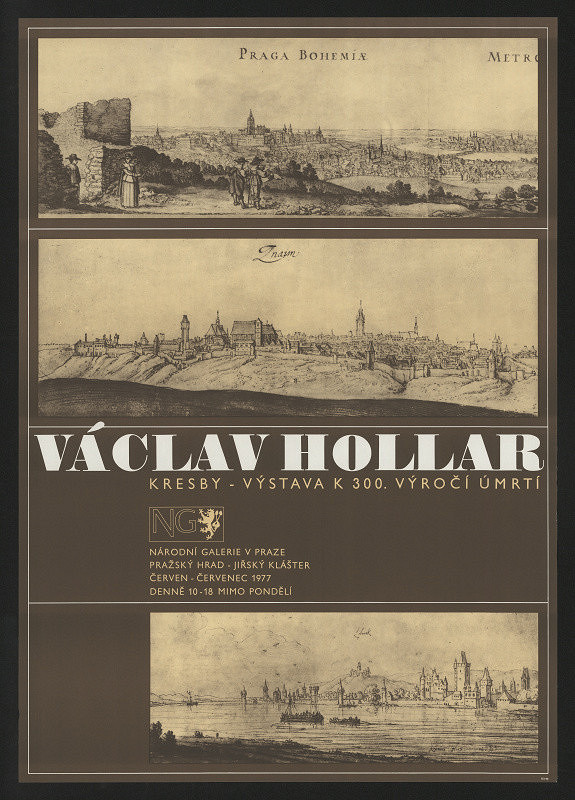 neznámý – Václav Hollar. Kresby, výstava k 300. výročí úmrtí. NG Pražský hrad, Jiřský klášter 1977 