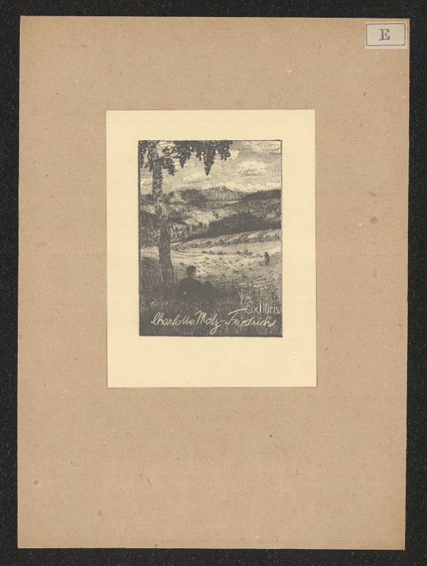 Viktor Eichler – Exlibris Charlotte Motz -  Friedrich 