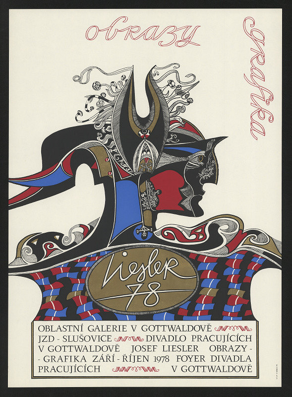 neznámý – Liesler 78. Obrazy, grafika. Obl. galerie v Gottwaldově, JZD Slušovice, září- říj.1978 