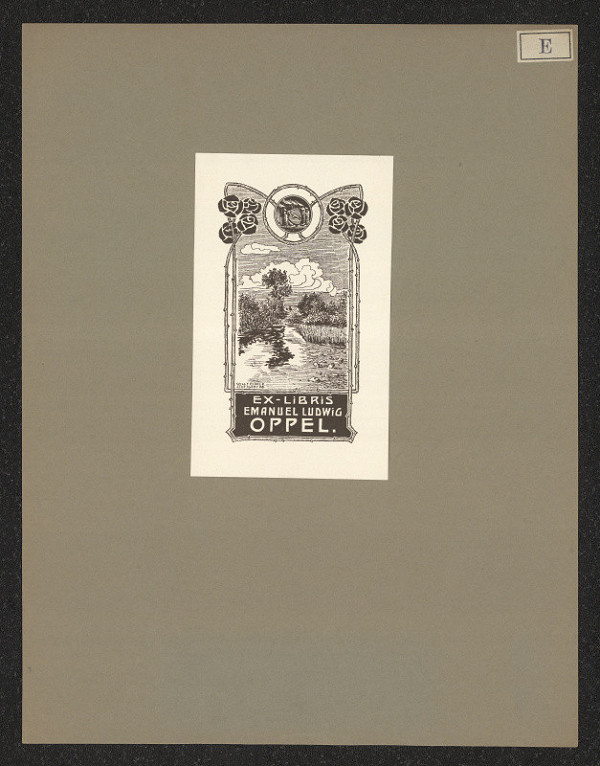 Wolly Eisele – Ex-libris Emanuel Ludwig Oppel 
