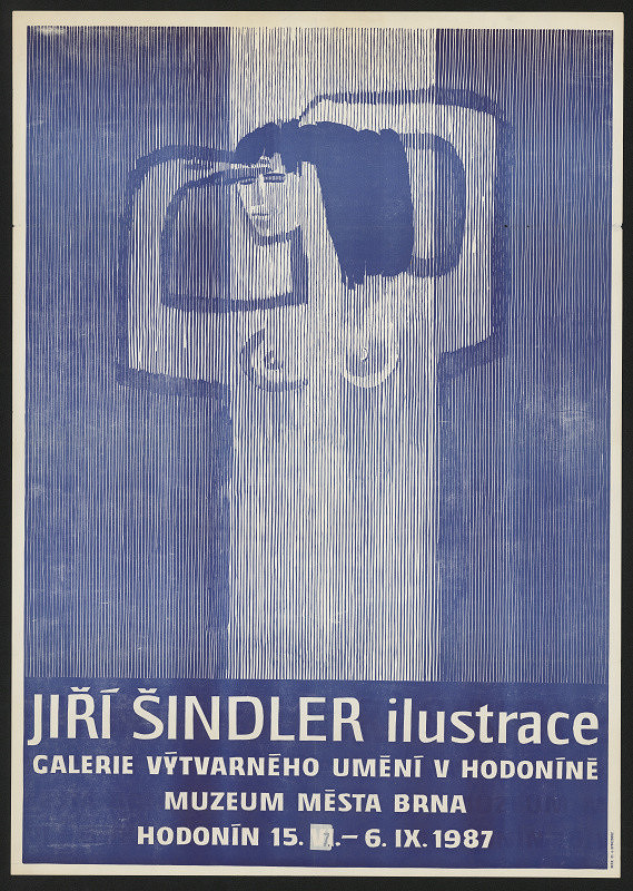 neznámý – Jiří Šindler, Ilustrace. GVU Hodonín, Muzeum m.Brna 1987 