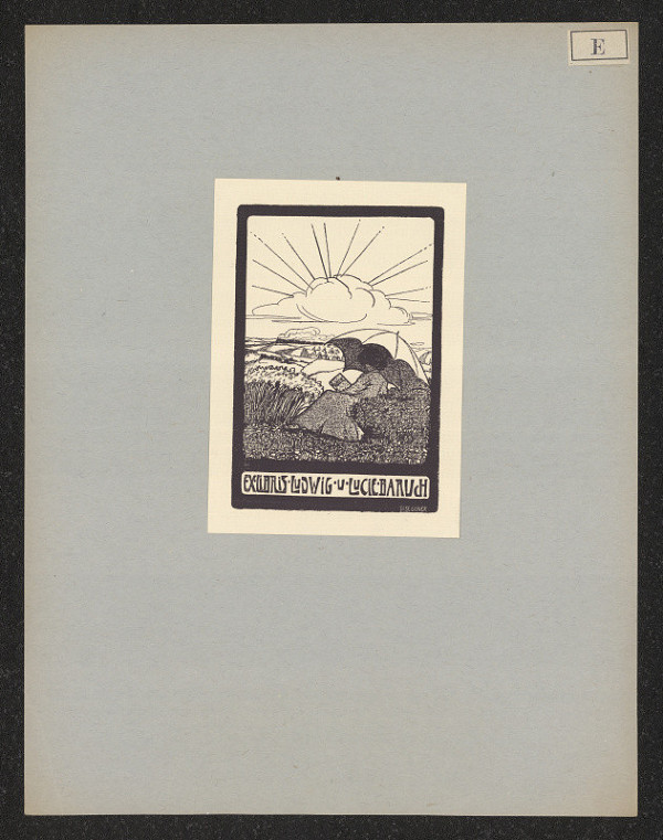 Rose Eisner – Exlibris Ludwig u. Lucie Baruch 