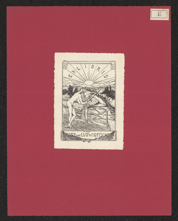 Rose Eisner – Ex libris Rosy und Ludwig Fischer 