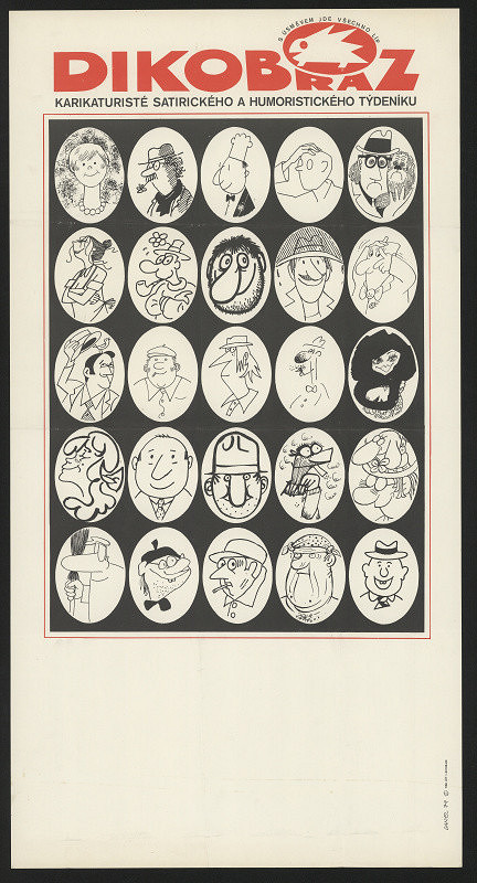 Jiří Daniel – Dikobraz, karikaturisté, satirici a humoristi týdeníku 
