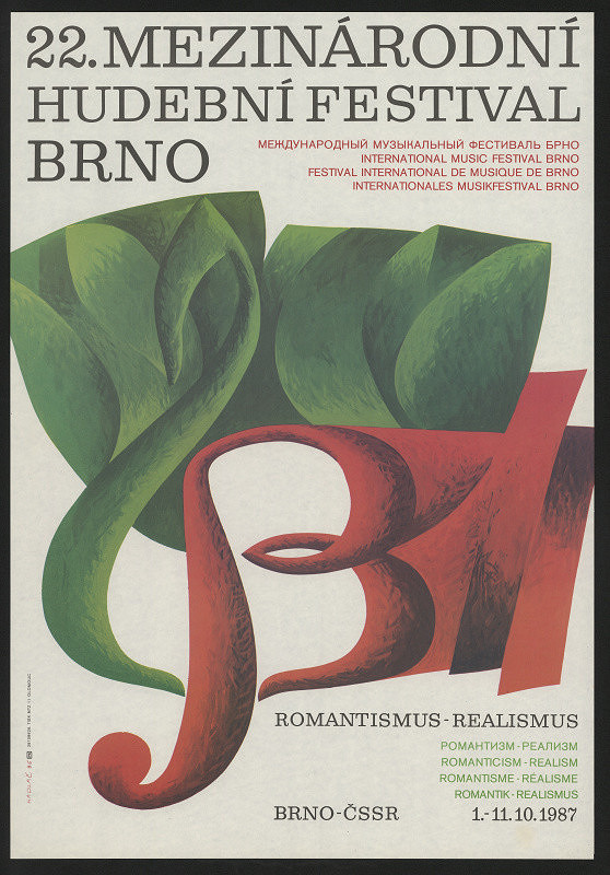Jiří Hadlač – 22. mezinárodní hudební festival Brno, Romantismus-realismus 1987 