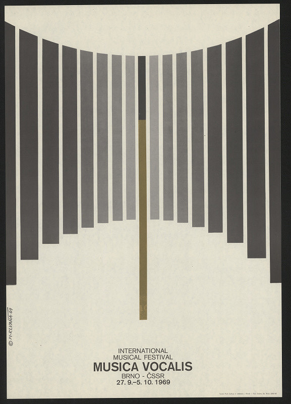Milan Klvaňa – International Musical Festival, Musica Vocalis, Brno ČSSR 1969 