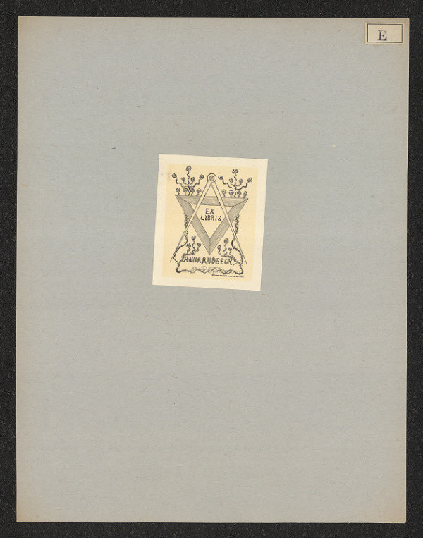 Gunnar Ekenman – Ex libris Anna Rydbeck 