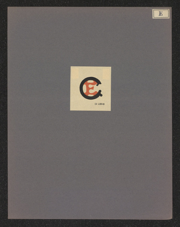 Gunnar Ekenman – Ex libris EG 