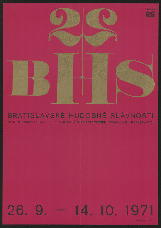 neznámý – Bratislavské hudobné slávnosti 1971 