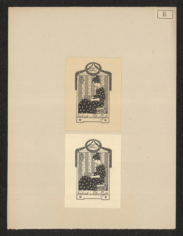 Erich Elingius – Ex libris Gabriele v. Salis Soglio 