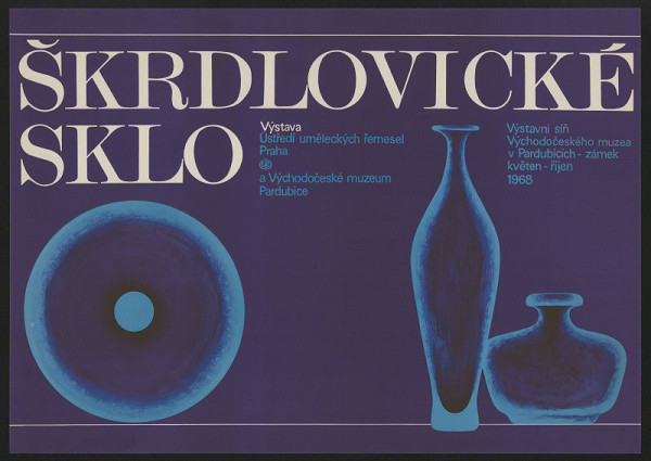 Aleš Krejča/1941 – Škrdlovické sklo ULUV Praha a Východočeské muzeum Pardubice 