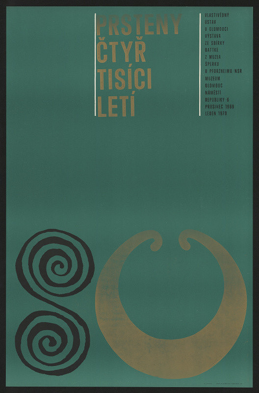 V. Střelec – Prsteny čtyř tisíciletí. Vlastivědný ústav v Olomouci 1969/70 