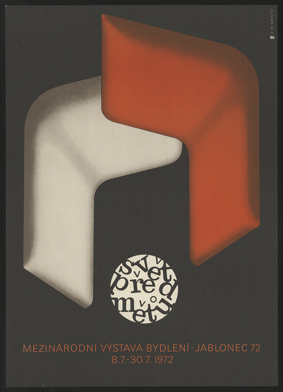 Propagační tvorba – Svět předmětů. Mezinárodní výstava bydlení Jablonec 72 