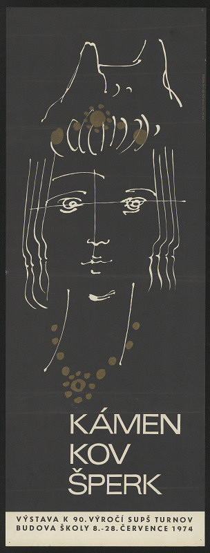 Osvald Špelina – Kámen, kov, šperk. Výstava k 90. výročí SUPŠ Turnov 1974 