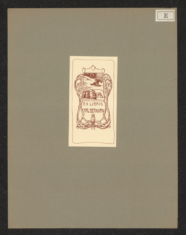 Hugo Engl – Ex libris Carl Berkham 