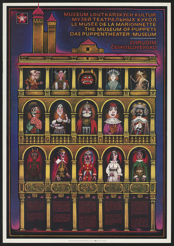 Jan Hlína – Muzeum loutkářských kultur Chrudim Československo 