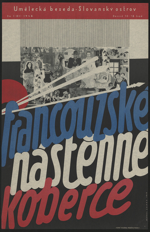 Karel Šourek – Francouzské nástěnné koberce. UB Slovanský ostrof 1948 