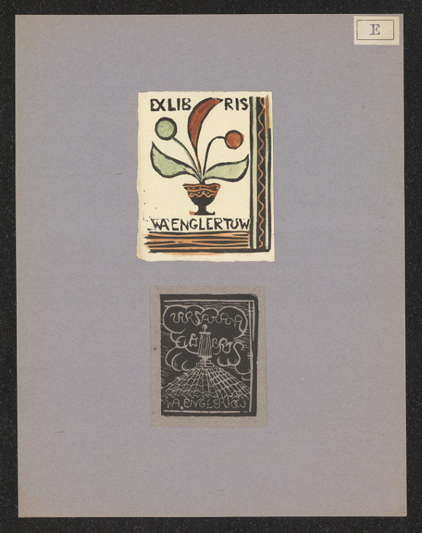 neurčený autor – Ex libris WA. Englertov 