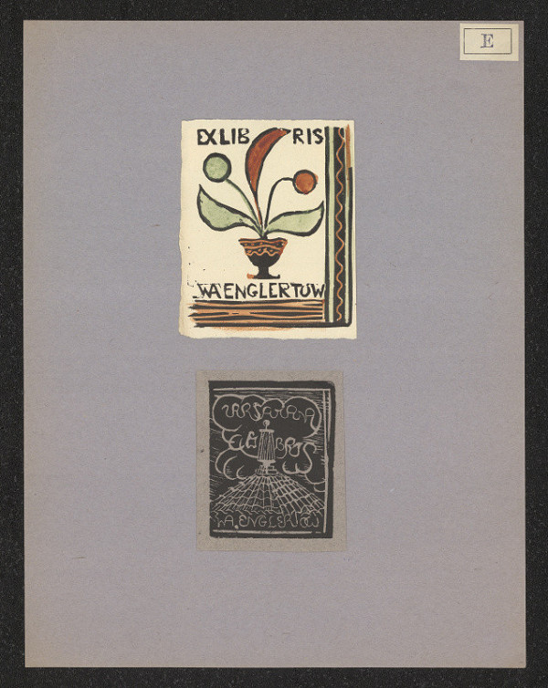 neurčený autor – Ex libris A. Englertow 