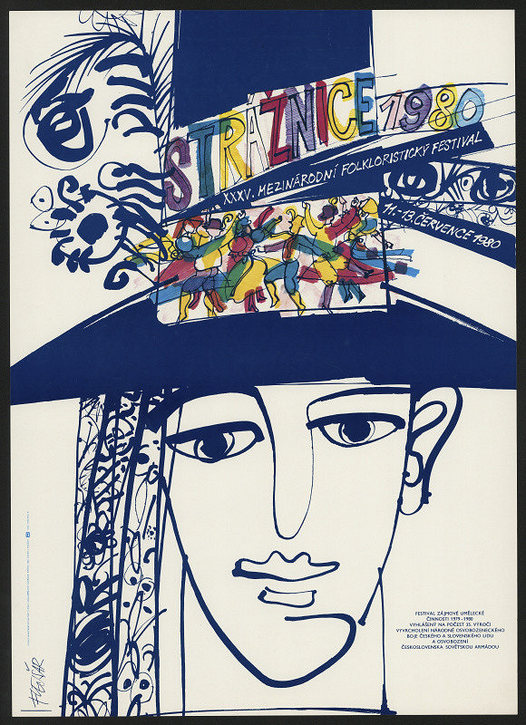 Josef Flejšar – XXXV. mezinárodní folkloristický festival Strážnice 1980 