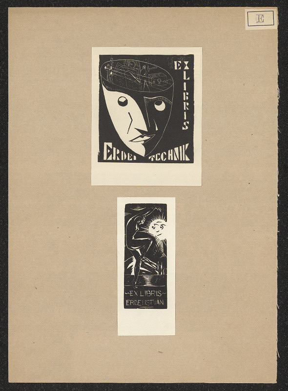 István Erdei – Ex libris Erdei István 